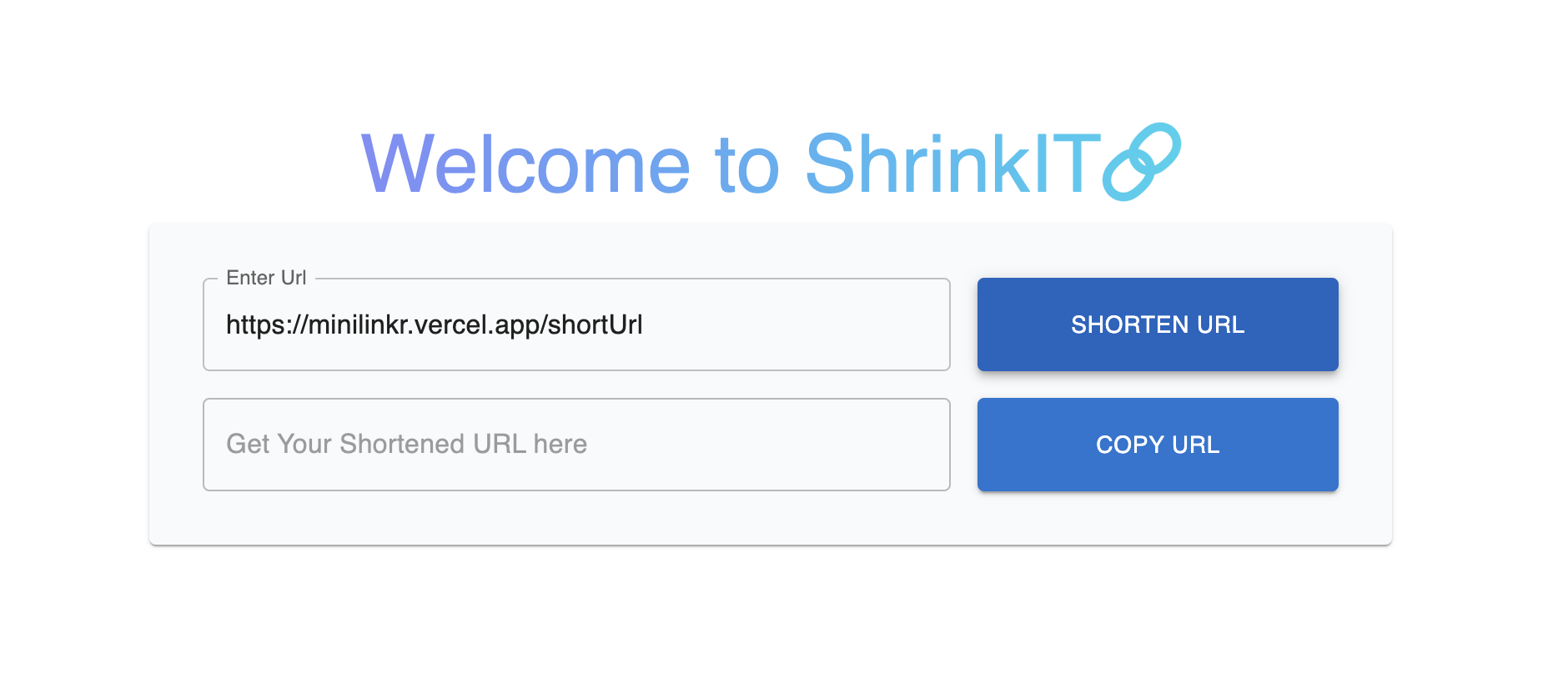 URL shortener